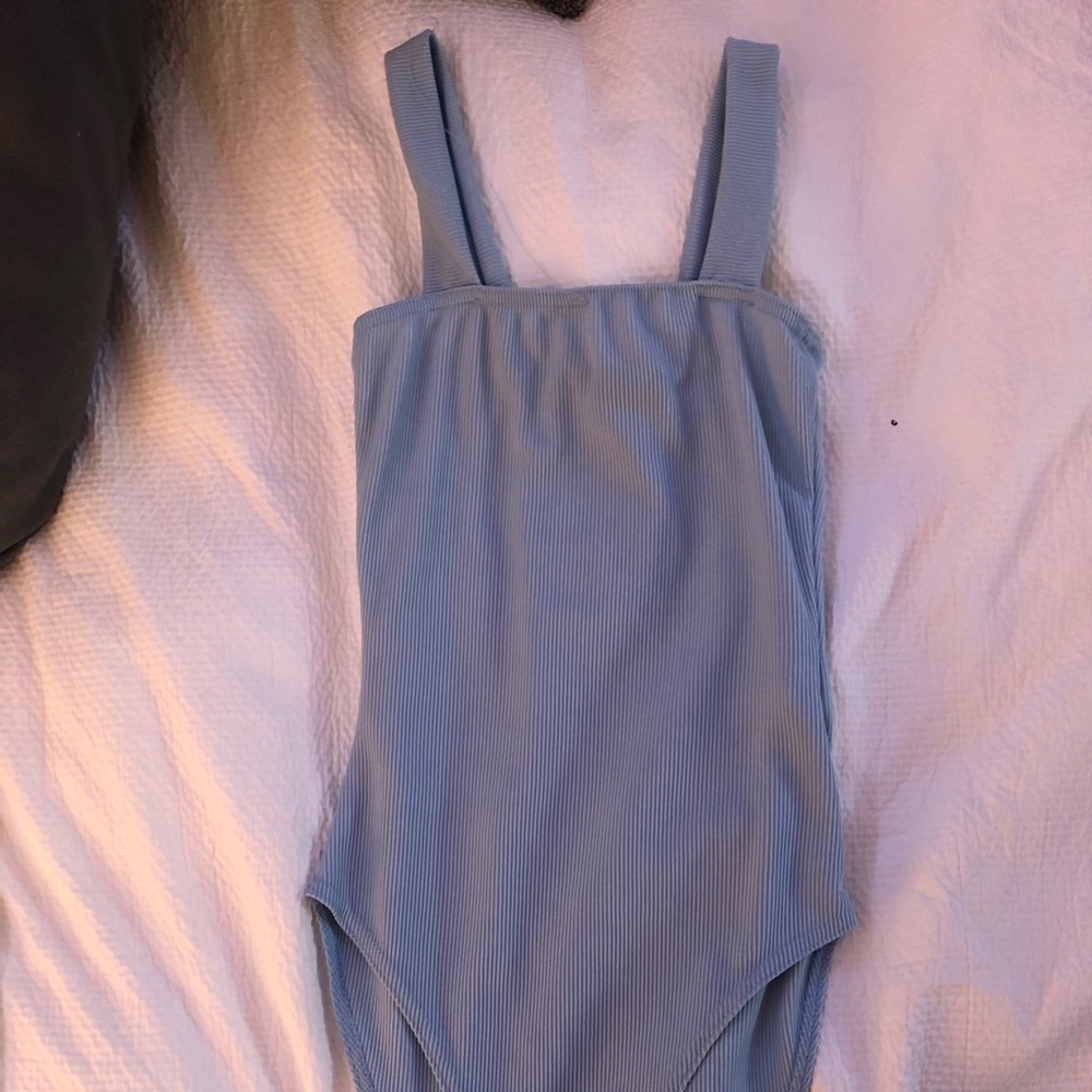 Boohoo Light Blue Bodysuit